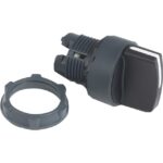 Tête pour bouton tournant 2 positions Ø22 noir ZB5AD4 – Image 9