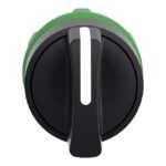 Tête de bouton tournant 3 positions Ø22 noir ZB5AD5 – Image 3