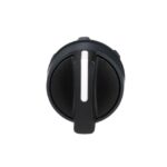 Tête bouton tournant 3 positions Ø 22 noir ZB5AD3 – Image 4