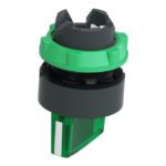 Tête bouton tournant lumineux 2 positions vert Ø22 ZB5AK1233 – Image 5