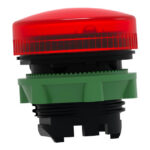 Tête de voyant rouge lisse ronde Ø22 mm ZB5AV04 – Image 4