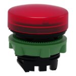 Tête de voyant rouge lisse ronde Ø 22 mm ZB5AV043 – Image 3
