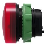 Tête de voyant rouge lisse ronde Ø 22 mm ZB5AV043 – Image 4