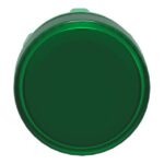 Tête de voyant ronde verte lisse Ø22 ZB5AV033 – Image 2