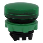 Tête de voyant ronde verte lisse Ø22 ZB5AV033 – Image 3