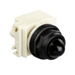 Voyant lumineux vert octogonal Ø30 IP66 230V, configuration visible, vue complémentaire 1