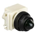 Voyant lumineux vert octogonal Ø30 IP66 230V, configuration visible, vue complémentaire 3