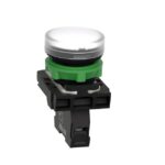 Voyant lumineux rond blanc 22 mm LED 240 V XB5AVM1 – Image 2