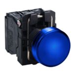 Voyant lumineux bleu LED 24 V Ø22 mm IP65 XB5AVB6 – Image 4