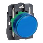 Voyant lumineux bleu LED 24 V Ø22 mm IP65 XB5AVB6 – Image 6