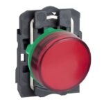 Voyant lumineux rouge DEL 24 V rond IP65 Ø22 XB5AVB4 – Image 9