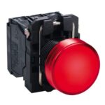 Voyant lumineux rouge DEL 24 V rond IP65 Ø22 XB5AVB4 – Image 10