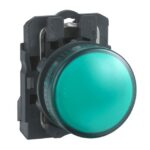 Voyant lumineux vert Ø22 mm LED 240 V IP65 XB5AVM3 – Image 2