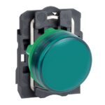 Voyant lumineux vert Ø22 mm LED 240 V IP65 XB5AVM3 – Image 4