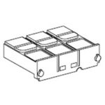 Cache-borne court tripolaire Compact NSX100-250 LV429515 – Image 4