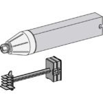 Alimentation gauche Canalis KBA 25A blanc KBA25ABG4W – Image 3