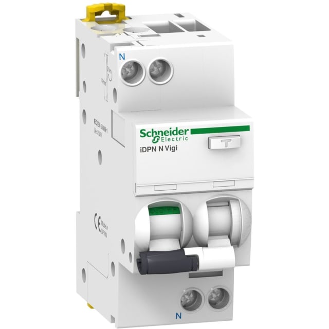 Schneider Distribution - Disjoncteur-différentiel iDPN N VIGI 16A C 300mA A-type - A9D42616