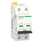 Disjoncteur modulaire 2P 4A courbe D A9F85204 – Image 2