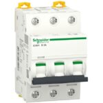 Schneider Distribution - Disjoncteur iC60H 3P 2A D - A9F85302