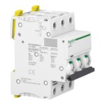 Disjoncteur tripolaire 20A courbe C iC60N A9F79320 – Image 3