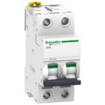 Disjoncteur miniature 2P 25A courbe C A9F64225 – Image 3