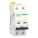 Disjoncteur miniature 2P 32A courbe C iC60a A9F64232 – Image 2