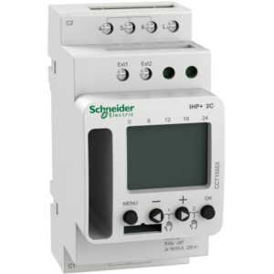 Schneider Distribution - Interrupteur horaire programmable IHP+ 2 canaux smart - CCT15553