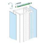 Panneaux latéraux IP30 P400 PrismaSeT Active, finition blanc, vue complémentaire 1