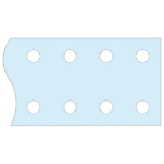 Barre pleine horizontale 80x10 PrismaSeT Active LVS04548 – Image 3
