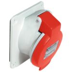 Prise industrielle encastrable 16A 5P IP44, configuration visible, vue complémentaire 3