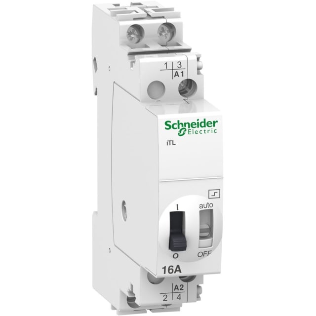 Schneider Distribution - Télérupteur iTL16A 2NO 24Vac 50-60Hz 12Vdc - A9C30112