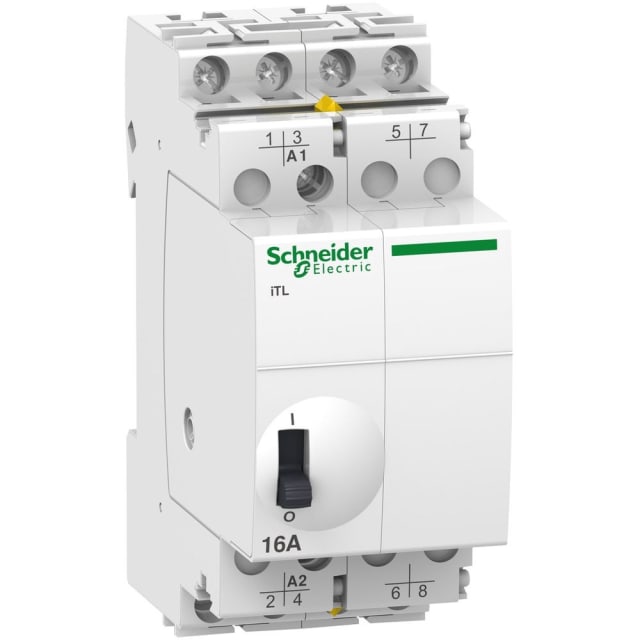 Schneider Distribution - Télérupteur iTL16A 4NO 230Vac 50-60Hz 110Vdc - A9C30814
