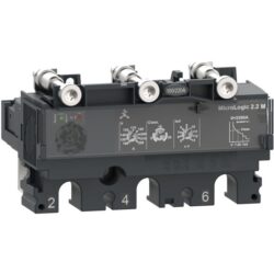 Détails visibles de Déclencheur tripolaire 150A MicroLogic 2.2M pour Protections moteur