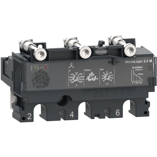 Schneider Distribution - Trip Unit 3P 150A MicroLogic 2.2M pour ComPacT NSX100/160/250 - C1632M150
