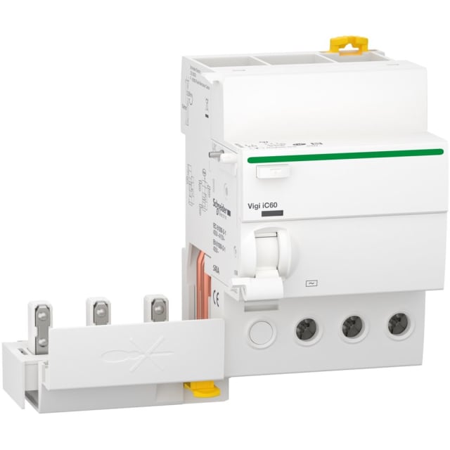 Schneider Distribution - Vigi iC60 - blocs additifs mis à la terre - 3P - 40 A - 300 mA - type AC - A9Q14340