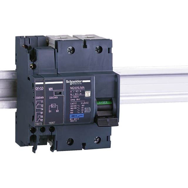 Schneider Distribution - contact auxiliaire - 1 OF + 1 SD pour NG125 - 19072 Schneider Distribution - contact auxiliaire - 1 OF + 1 SD pour NG125 - 19072