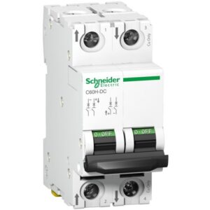 Schneider Distribution - disjoncteur modulaire - C60H - 2 pôles - 4 A - courbe C - A9N61524