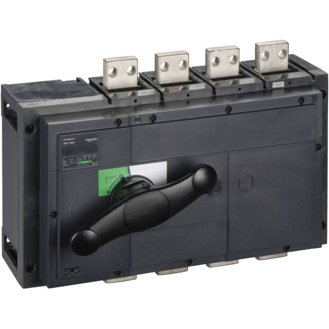 Schneider Distribution - interrupteur-sectionneur boîtier moulé Interpact INS1000 - 4P - 1000 A - 31333