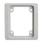 Plaque pour prise 65 x 85 mm IP65 grise 13136 – Image 2