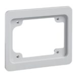 Plaque pour prise 65 x 85 mm IP65 grise 13136 – Image 3