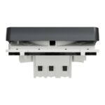 Bouton poussoir composable gris IP55, surface mat, vue complémentaire 6