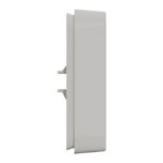 Cadre 1 poste encastré blanc IP55 IK08, surface brillant, vue complémentaire 5
