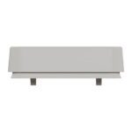 Cadre 1 poste encastré blanc IP55 IK08, surface brillant, vue complémentaire 7