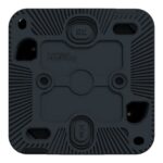 Prise de courant 2P+T saillie IP55 gris, surface mat, vue complémentaire 2