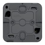 Prise de courant 2P+T en saillie IP55 gris, surface mat, vue complémentaire 2