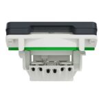 Prise de courant 2P+T composable IP55 gris, surface mat, vue complémentaire 6