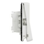 Interrupteur va-et-vient composable IP55 blanc MUR39723 – Image 4
