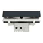 Interrupteur va-et-vient composable IP55 gris MUR37021 – Image 7