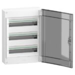 Coffret électrique saillie 3 rangées porte transparente – Image 2