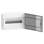 Coffret électrique en saillie 18 modules blanc, montage apparent, vue complémentaire 1